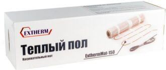 Матовый теплый пол - нагревательный мат